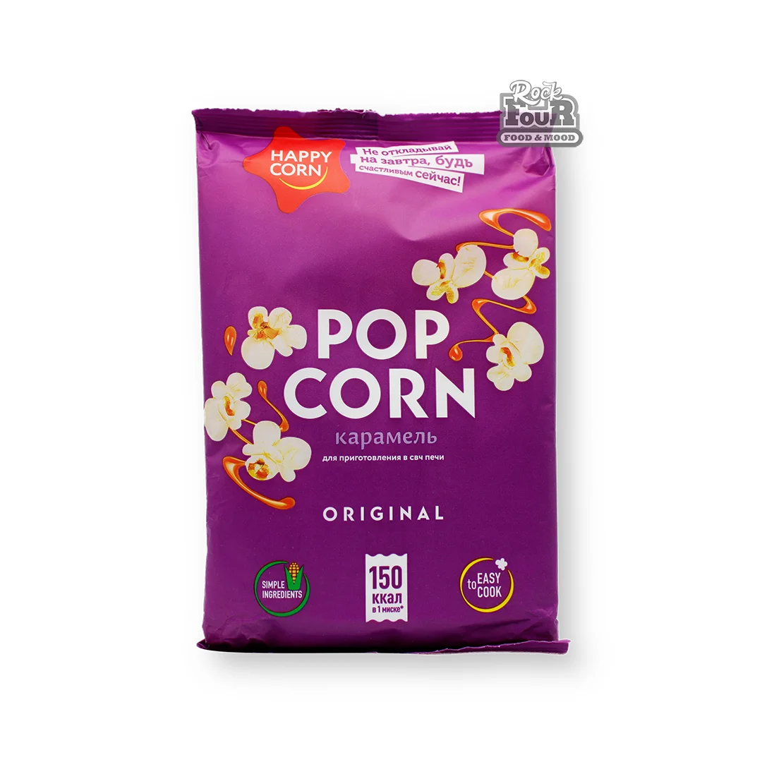 Եգիպտացորենի հատիկներ «Happy Corn» կարամելի համով 100գ